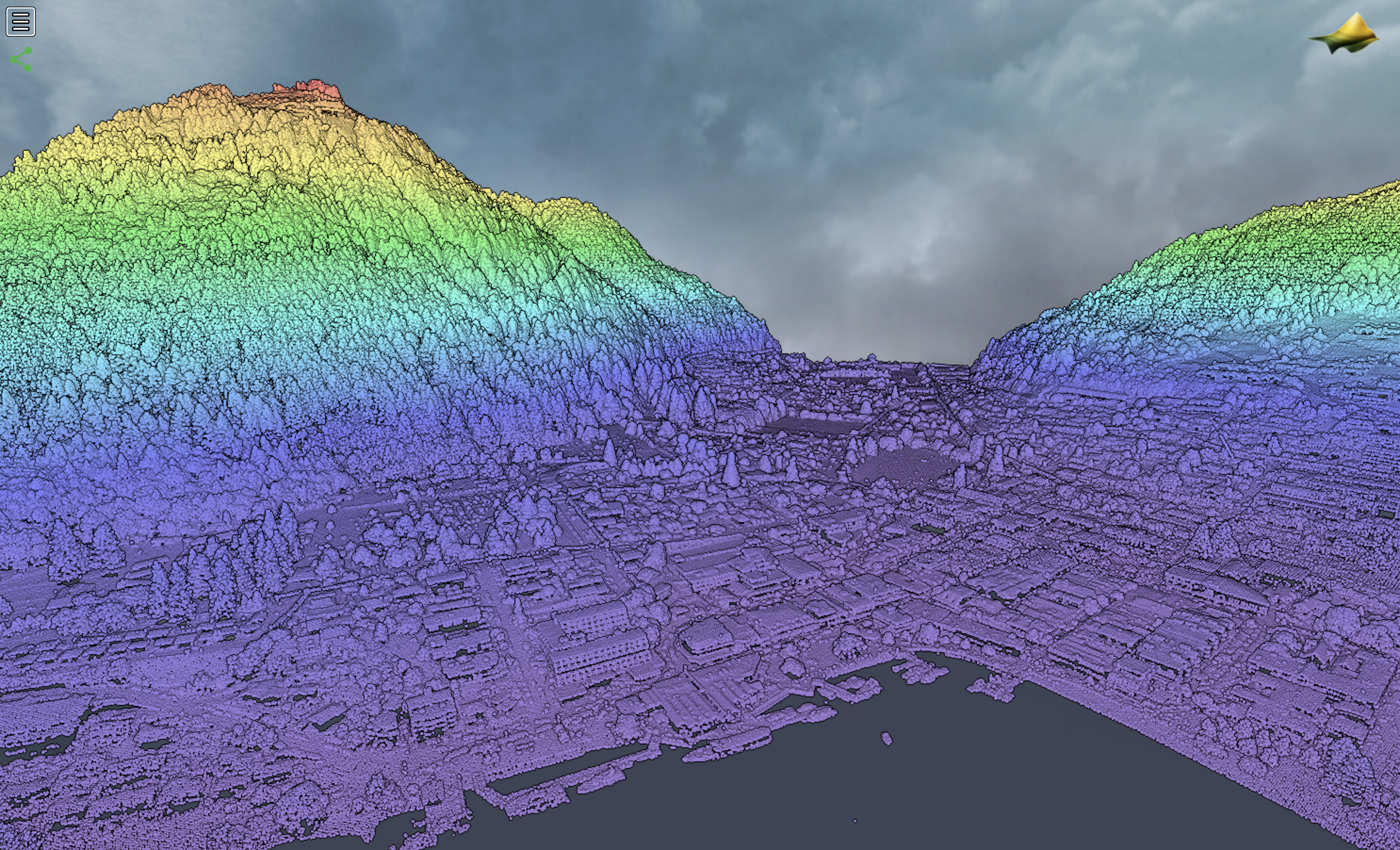 Cloud pt. Лидар NOAA. Лидар ледник. 3d лидар поле. Облако точек.