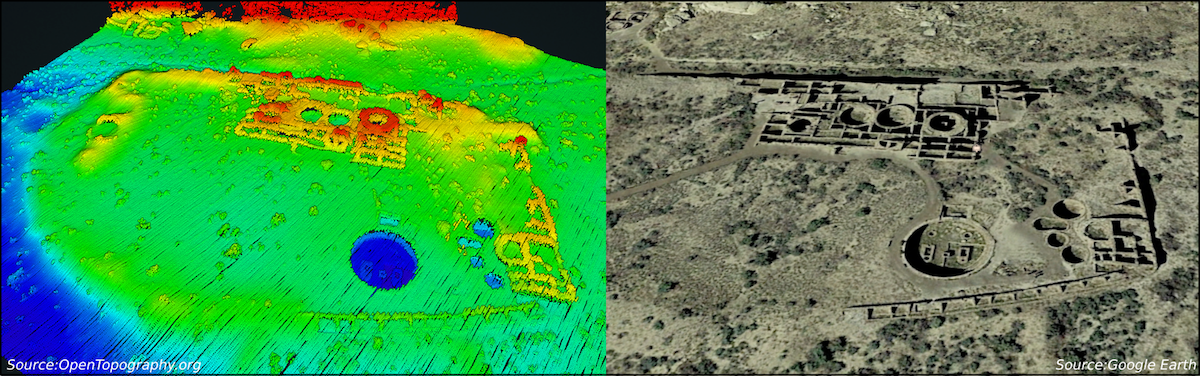 New lidar dataset covering Chaco Canyon New Mexico OpenTopography